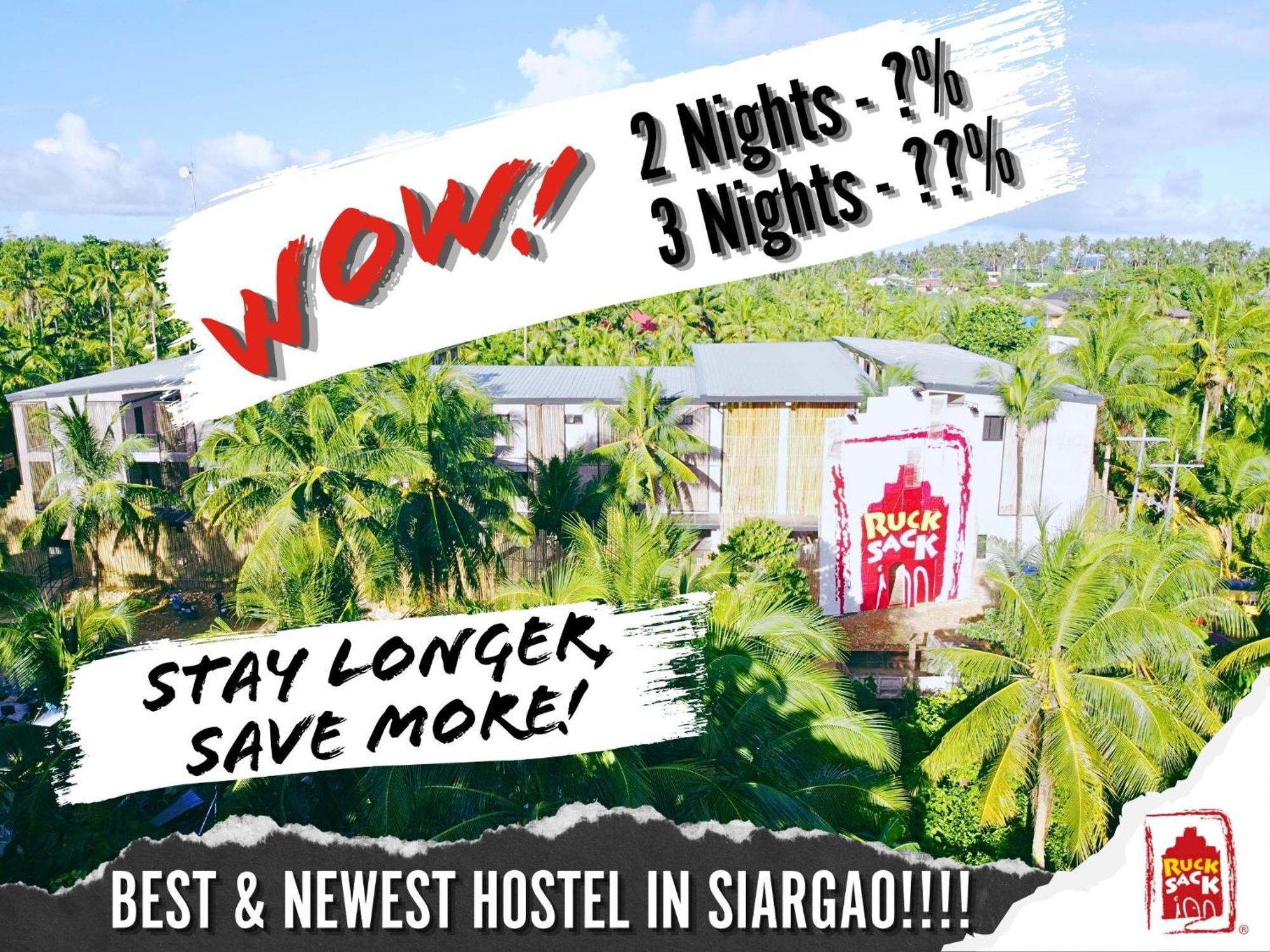Rucksack Inn Siargao เจเนอรัลลูนา ภายนอก รูปภาพ
